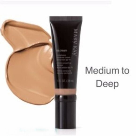 CC Cream - Medium-to-Deep Cover Cream Sunscreen SFP 15 - Mary Kay - Picture 1 of 10